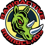 Radioactive Rhinoceros Logo Vector