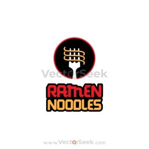 Ramen Noodles Logo Template 01