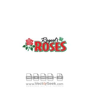 Raquel's Roses Logo Vector
