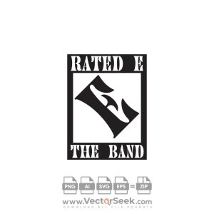 Rated E The Band Logo Vector