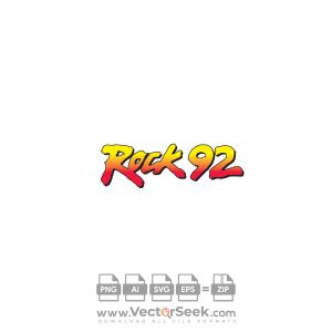 Rock 92 Logo Vector