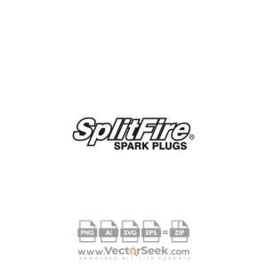 Split Fire Spark Plugs Logo Vector