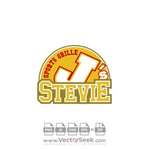 Stevie J's Restaurant and Pub Logo Vector