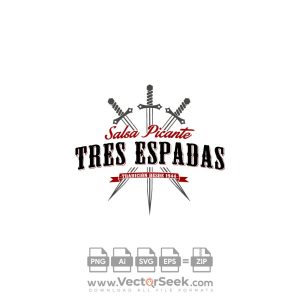 Tres Espades Logo Vector