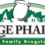 Village Pharmacy Logo Vector