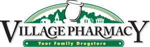 Village Pharmacy Logo Vector