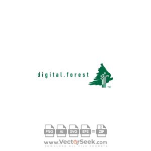 digital.forest Logo Vector