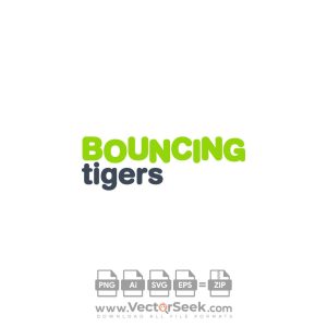 Bouncing Tigers Logo Vector