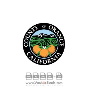 County of Orange California Logo Vector