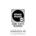 Creative Commons Share Music Logo Vector