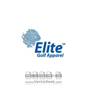 Elite Golf Apparel Logo Vector
