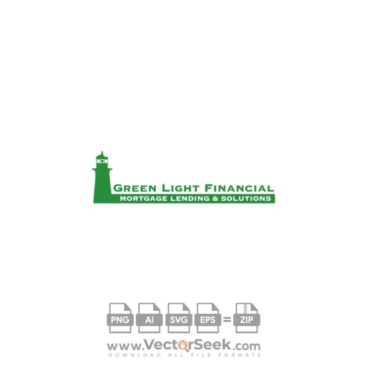 Green Light Financial Logo Vector
