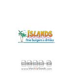 Islands Restaurant Logo Vector