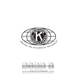 Kiwanis with tag Logo Vector