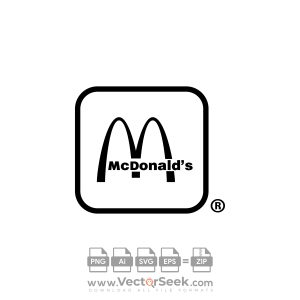 McDonald’s Black Logo Vector