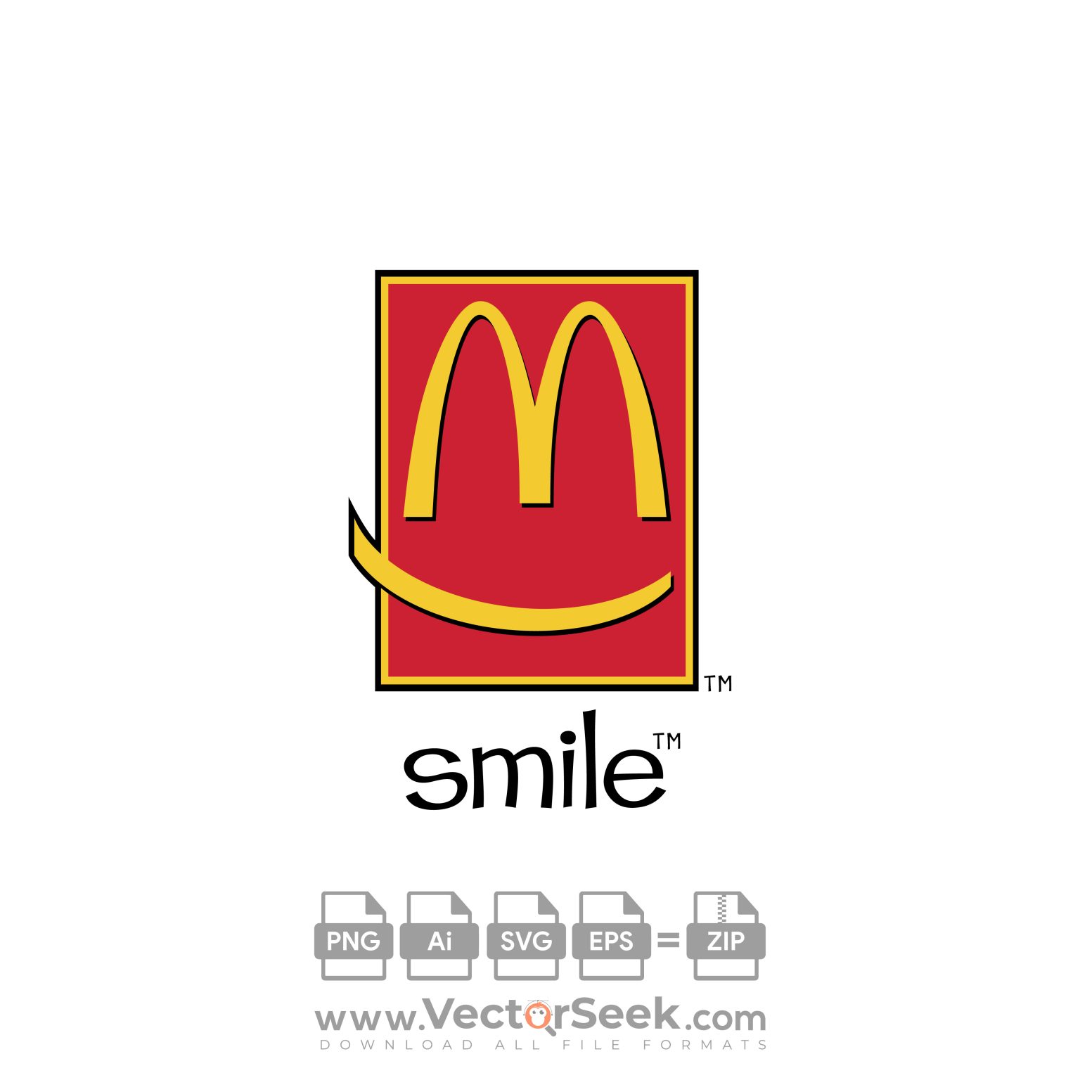 McDonald's Smile Logo Vector - (.Ai .PNG .SVG .EPS Free Download)