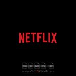 Netflix Black Backgroud Logo Vector