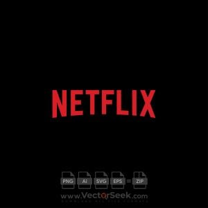 Netflix Black Backgroud Logo Vector