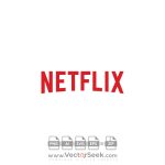 Netflix Red Text Logo Vector