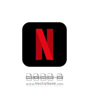 Netflix Symbol (Rounded) Logo Vector