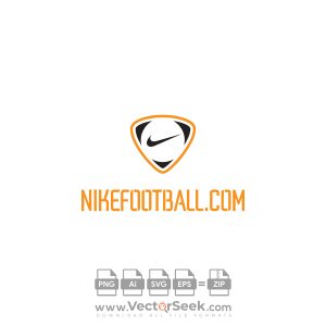 Nike Football Orange Logo Vector