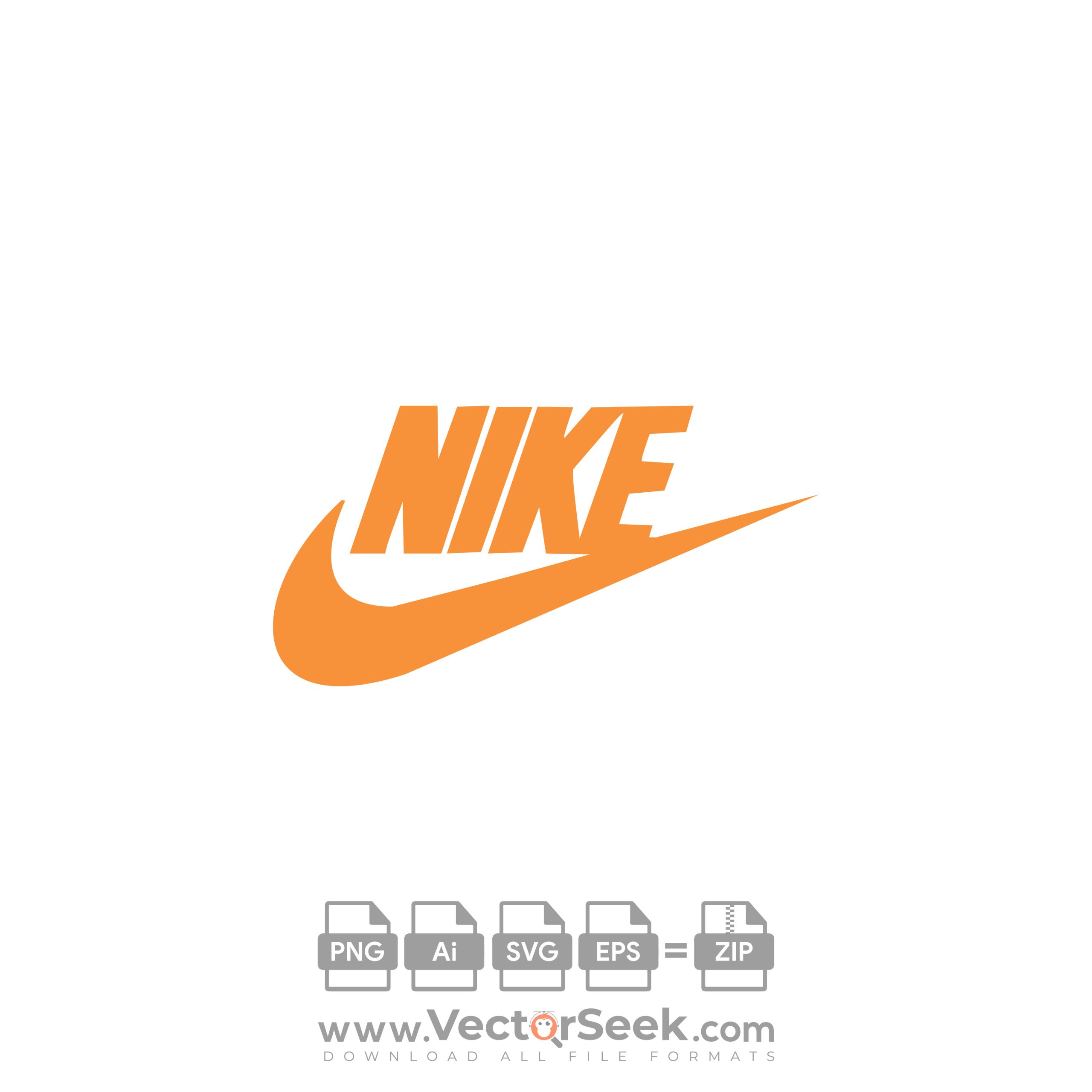 Nike Logo Orange