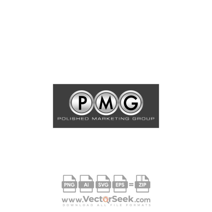 Polished Marketing Group Logo Vector
