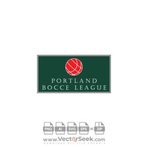 Portland Bocce League Logo Vector