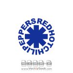 Red Hot Chili Peppers Logo Vector In Blue