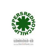 Red Hot Chili Peppers Logo Vector In Green