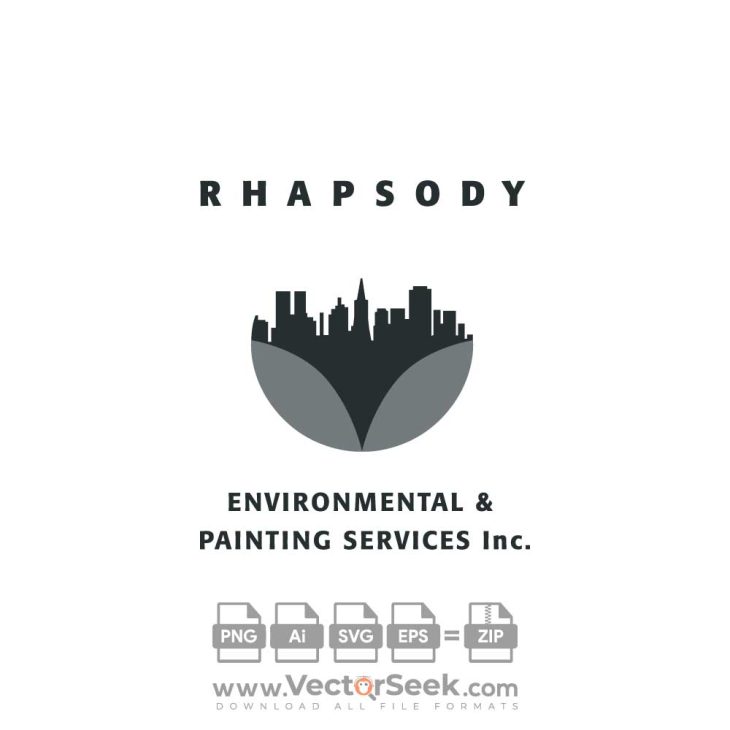 Rhapsody Environmental & Paintng Services Logo Vector