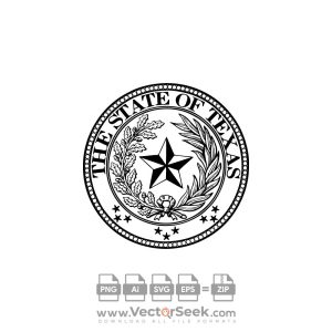 State Seal of Texas Logo Vector