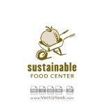 Sustainable Food Center Logo Vector