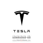 Tesla Black Logo Vector