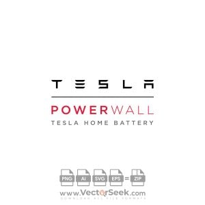 Tesla Powerwall Logo Vector 01