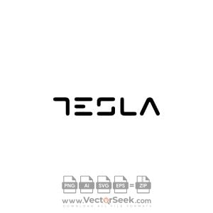 Tesla mobile Logo Vector 01