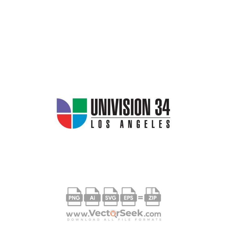 Univision 34 Los Angeles Logo Vector