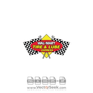 Wal Mart Tire & Lube Express Logo Vector