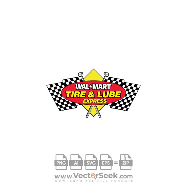 Wal Mart Tire & Lube Express Logo Vector (.Ai .PNG .SVG .EPS Free Download)