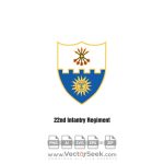 22nd Infantry Regiment Logo Vector