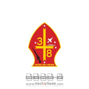 3rd Battalion 8th Marine Regiment USMC Logo Vector