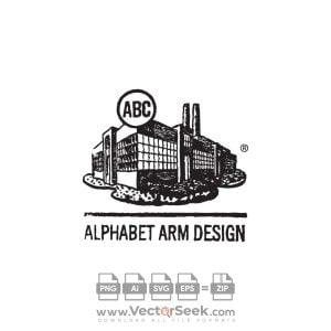 Alphabet Arm Design Logo Vector