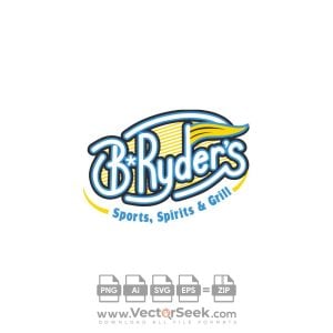 B Ryders Grill Logo Vector