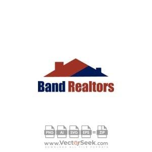 Band Realtors Logo Vector