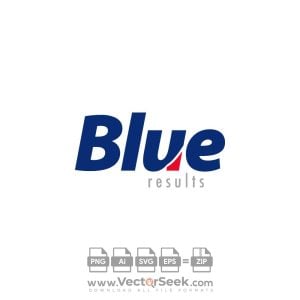 Blue Results Logo Vector