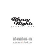 Blurry Nights Productions Logo Vector