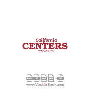 California Centers Magazine Logo Vector