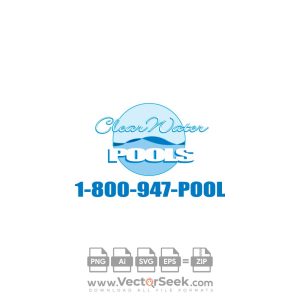 Clearwater Pools Logo Vector