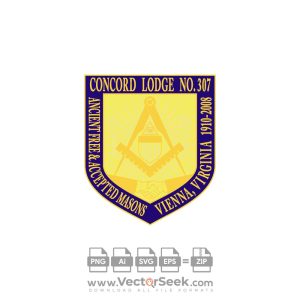 Concord Lodge Hands Logo Vector