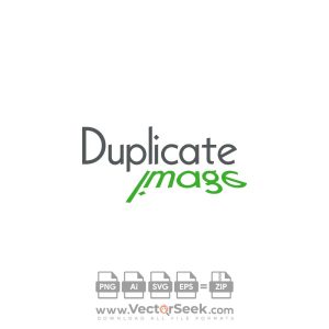 Duplicate Image Logo Vector